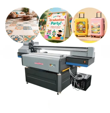 KINGJET KJ-9060UV Toshiba CE4-M Flatbed Printhead Digital Led UV Flatbed Printer for Printing PVC /Acrylic/Ceramic & Promotional Items