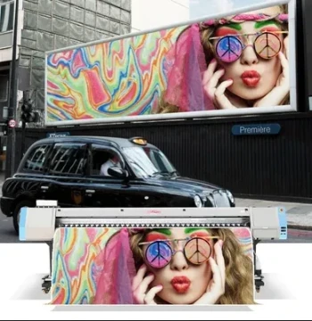 KINGJET KJ-1601S large format 1.6m eco solvent printer flex banner plotter